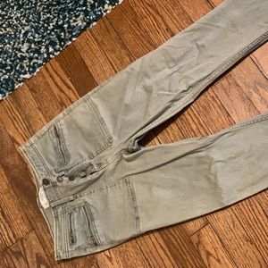 Abercrombie Olive Green Skinny Jeans